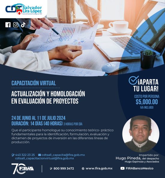 Actualización y Homologacion en Evaluación de Proyectos